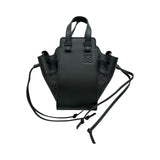ロエベ LOEWE ハンモックミニ ブラック レザー/キャンバス レディース ショルダーバッグ