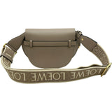 ロエベ LOEWE ゲートデュアルバッグミニ ベージュ/ゴールド金具 レザー レディース ショルダーバッグ