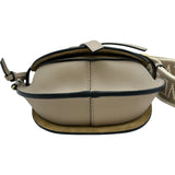 ロエベ LOEWE ゲートデュアルバッグミニ ベージュ/ゴールド金具 レザー レディース ショルダーバッグ