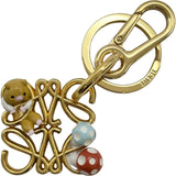 ロエベ LOEWE アナグラム ハムスターチャーム スナフジタコラボ ゴールド メタル アクセサリー