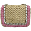 シャネル CHANEL ミニフラップチェーンショルダー AS4556 ピンク ラム/ラフィア レディース ショルダーバッグ