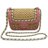 シャネル CHANEL ミニフラップチェーンショルダー AS4556 ピンク ラム/ラフィア レディース ショルダーバッグ