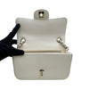 シャネル CHANEL ミニマトラッセ20 26番台 ホワイト/ゴールド金具 リザード レディース ショルダーバッグ