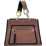 フェンディ FENDI ラナウェイ 2WAYハンドバッグ 8BH344 ピンク レザー レディース ショルダーバッグ