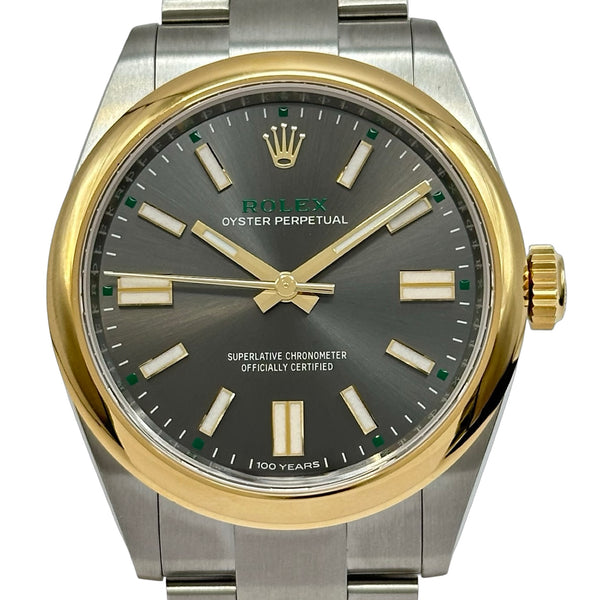 ロレックス ROLEX オイスターパーペチュアル41 134303 スレート ゴールド/ステンレススチール 自動巻き メンズ 腕時計 ロレックス ROLEX オイスターパーペチュアル41 134303 スレート