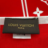 ルイ・ヴィトン LOUIS VUITTON supreme コラボモノグラムバンダナ MP1888 レッド コットン レディース スカーフ