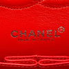 シャネル CHANEL マトラッセ25 A01112 5番台 レッド シルバー金具 コットンジャージー レディース ショルダーバッグ