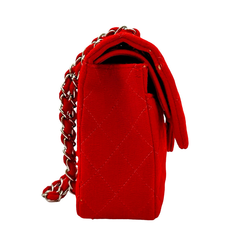 シャネル CHANEL マトラッセ25 A01112 5番台 レッド シルバー金具