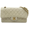 シャネル CHANEL マトラッセ25 A01112 6番台 アイボリー ゴールド金具 ラムスキン レディース ショルダーバッグ
