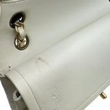 シャネル CHANEL マトラッセ25 A01112 6番台 アイボリー ゴールド金具 ラムスキン レディース ショルダーバッグ