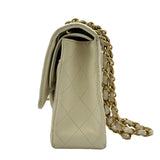 シャネル CHANEL マトラッセ25 A01112 6番台 アイボリー ゴールド金具 ラムスキン レディース ショルダーバッグ