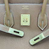 エルメス HERMES バーキン35 □K刻印 ゴールド ゴールド金具 トリヨン レディース ハンドバッグ