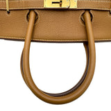エルメス HERMES バーキン35 □K刻印 ゴールド ゴールド金具 トリヨン レディース ハンドバッグ