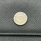 ブルガリ BVLGARI 三つ折り長財布 20401 ブラック グレインレザー　 ユニセックス 長財布