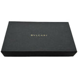ブルガリ BVLGARI 三つ折り長財布 20401 ブラック グレインレザー　 ユニセックス 長財布