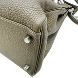 エルメス HERMES ケリー35 内縫い U刻印 エトゥープ シルバー金具 トゴ レディース ショルダーバッグ