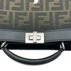 フェンディ FENDI ズッカ柄ピーカーブーアイシーユー エックスクロス 7VA582 ブラック/ブラウン キャンバス/レザー レディース ショルダーバッグ