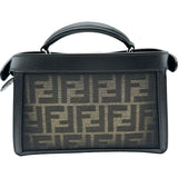フェンディ FENDI ズッカ柄ピーカーブーアイシーユー エックスクロス 7VA582 ブラック/ブラウン キャンバス/レザー レディース ショルダーバッグ