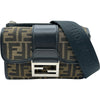 フェンディ FENDI ズッカ柄ダブルバケットショルダーバッグ 7VA649 ブラック/ブラウン キャンバス/レザー レディース ショルダーバッグ