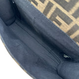 フェンディ FENDI ズッカ柄ダブルバケットショルダーバッグ 7VA649 ブラック/ブラウン キャンバス/レザー レディース ショルダーバッグ