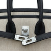 エルメス HERMES バーキン25 カーゴ G刻印 べブラン シルバー家具 トワル/スイフト レディース ハンドバッグ