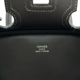 エルメス HERMES バーキン25 カーゴ G刻印 べブラン シルバー家具 トワル/スイフト レディース ハンドバッグ