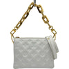 ルイ・ヴィトン LOUIS VUITTON クッサンBB M20567 ホワイト モノグラム ・エンボス レディース ショルダーバッグ
