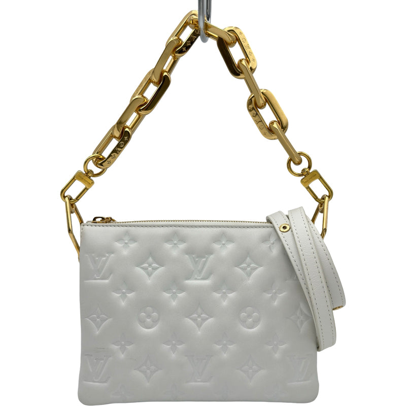 Louis Vuitton クッサン bb ショルダーバッグ ルイ・ヴィトン LOUIS VUITTON クッサンBB M20567 ホワイト モノグラム