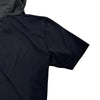 プラダスポーツ PRADA SPORTS 切替フーデッド半袖Tシャツ ブラック ナイロン レディース その他トップス