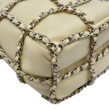 シャネル CHANEL バケットドローストリングチェーンショルダー AS2314 30番台 イエロー ゴールド金具 ラムスキン レディース ショルダーバッグ