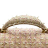 シャネル CHANEL トップハンドルミニフラップバッグ AS2431 ピンク ゴールド金具 ツイード レディース ショルダーバッグ
