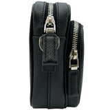 プラダ PRADA トライアングルロゴ ショルダー 2VH170 ブラック シルバー金具 サフィアーノ/レザー レディース ショルダーバッグ