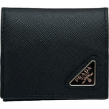 プラダ PRADA トライアングルロゴ コインケース 2MM935 ブラック サフィアーノ レディース コインケース