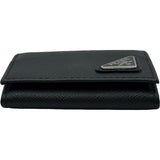 プラダ PRADA トライアングルロゴ コインケース 2MM935 ブラック サフィアーノ レディース コインケース