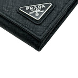 プラダ PRADA トライアングルロゴ コインケース 2MM935 ブラック サフィアーノ レディース コインケース