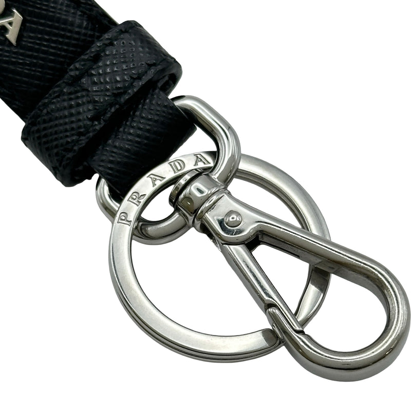 プラダ PRADA トライアングルロゴ キーホルダー 2PP68T ブラック