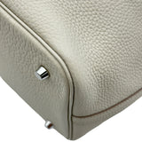 エルメス HERMES ピコタンロックMM W刻印 ベトン シルバー金具 トリヨンクレマンス レディース ハンドバッグ