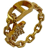 クリスチャン・ディオール Christian Dior プチシディスターリング ゴールド メタル/ラインストーン アクセサリー
