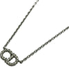 クリスチャン・ディオール Christian Dior Clair D Lune ネックレス シルバー メタル/ラインストーン アクセサリー