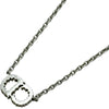クリスチャン・ディオール Christian Dior Clair D Lune ネックレス シルバー メタル/ラインストーン アクセサリー