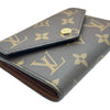 ルイ・ヴィトン LOUIS VUITTON ポルトフォイユ・ヴィクトリーヌ M62472 ブラウン モノグラムキャンバス レディース 三つ折り財布
