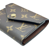 ルイ・ヴィトン LOUIS VUITTON ポルトフォイユ・ヴィクトリーヌ M62472 ブラウン モノグラムキャンバス レディース 三つ折り財布