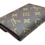ルイ・ヴィトン LOUIS VUITTON ポルトフォイユ・ヴィクトリーヌ M62472 ブラウン モノグラムキャンバス レディース 三つ折り財布