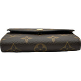 ルイ・ヴィトン LOUIS VUITTON ポルトフォイユ・ヴィクトリーヌ M62472 ブラウン モノグラムキャンバス レディース 三つ折り財布