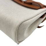 エルメス HERMES エールバッグジップミニ K刻印 エリュ/ゴールド シルバー金具 トワル/ハンター レディース リュック・デイパック