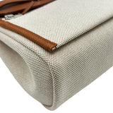 エルメス HERMES エールバッグジップミニ K刻印 エリュ/ゴールド シルバー金具 トワル/ハンター レディース リュック・デイパック