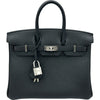エルメス HERMES バーキン25 G刻印 ブラック シルバー金具 トゴ レディース ハンドバッグ
