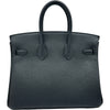 エルメス HERMES バーキン25 G刻印 ブラック シルバー金具 トゴ レディース ハンドバッグ