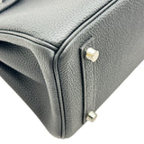 エルメス HERMES バーキン25 G刻印 ブラック シルバー金具 トゴ レディース ハンドバッグ