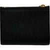 サンローラン SAINT LAURENT アップタウンコンパクトウォレット 582296 ブラック ゴールド金具 レザー レディース 二つ折り財布